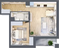 2 pokoje, mieszkanie 47,91 m², piętro 1, oferta nr A/9, Kijowska 17, Warszawa, Praga Północ, Szmulki, ul. Kijowska 17