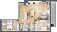 3 pokoje, mieszkanie 68,52 m², piętro 2, oferta nr A/21, Kijowska 17, Warszawa, Praga Północ, Szmulki, ul. Kijowska 17