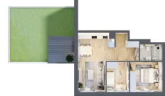 3 pokoje, mieszkanie 49,69 m², piętro 3, oferta nr A/30, Kijowska 17, Warszawa, Praga Północ, Szmulki, ul. Kijowska 17
