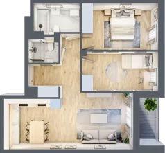 3 pokoje, mieszkanie 64,00 m², piętro 2, oferta nr B/85, Kijowska 17, Warszawa, Praga Północ, Szmulki, ul. Kijowska 17