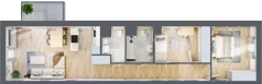 3 pokoje, mieszkanie 65,95 m², piętro 3, oferta nr B/90, Kijowska 17, Warszawa, Praga Północ, Szmulki, ul. Kijowska 17