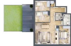4 pokoje, mieszkanie 82,36 m², piętro 3, oferta nr B/94, Kijowska 17, Warszawa, Praga Północ, Szmulki, ul. Kijowska 17