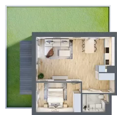 2 pokoje, mieszkanie 49,95 m², parter, oferta nr C/125, Kijowska 17, Warszawa, Praga Północ, Szmulki, ul. Kijowska 17