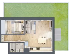 2 pokoje, mieszkanie 46,48 m², piętro 1, oferta nr C/136, Kijowska 17, Warszawa, Praga Północ, Szmulki, ul. Kijowska 17