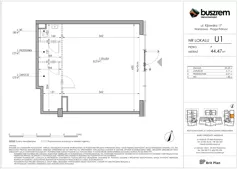 Lokal użytkowy 44,47 m², oferta nr U1, Osiedle Kijowska 17 - lokale użytkowe, Warszawa, Praga Północ, Szmulki, ul. Kijowska 17