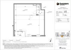 Lokal użytkowy 71,84 m², oferta nr U5, Osiedle Kijowska 17 - lokale użytkowe, Warszawa, Praga Północ, Szmulki, ul. Kijowska 17