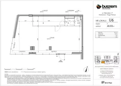 Lokal użytkowy 68,83 m², oferta nr U6, Osiedle Kijowska 17 - lokale użytkowe, Warszawa, Praga Północ, Szmulki, ul. Kijowska 17