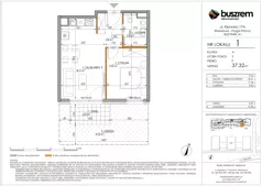 2 pokoje, mieszkanie 37,32 m², parter, oferta nr 1, Kijowska 17A, Warszawa, Praga Północ, ul. Kijowska 17A