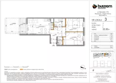 3 pokoje, mieszkanie 53,30 m², parter, oferta nr 3, Kijowska 17A, Warszawa, Praga Północ, ul. Kijowska 17A