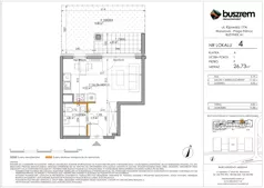 1 pokój, mieszkanie 26,73 m², parter, oferta nr 4, Kijowska 17A, Warszawa, Praga Północ, ul. Kijowska 17A