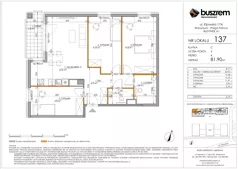 4 pokoje, mieszkanie 81,90 m², piętro 4, oferta nr 137, Kijowska 17A, Warszawa, Praga Północ, ul. Kijowska 17A