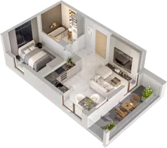 2 pokoje, mieszkanie 37,07 m², piętro 8, oferta nr B/B9-9-166, Gemini G-7, Kielce, Centrum, ul. Górna 7