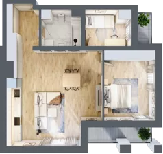 3 pokoje, mieszkanie 66,20 m², piętro 9, oferta nr B/B10-8-175, Gemini G-7, Kielce, Centrum, ul. Górna 7