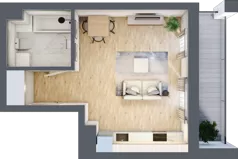 1 pokój, mieszkanie 31,34 m², piętro 10, oferta nr B/B11-6-183, Gemini G-7, Kielce, Centrum, ul. Górna 7