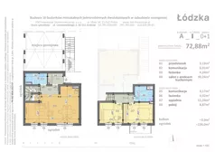 3 pokoje, mieszkanie 72,88 m², parter, oferta nr A1, Łódzka, Kraków, Swoszowice, Kliny, ul. Łódzka