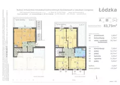 5 pokoi, mieszkanie 83,73 m², piętro 1, oferta nr A2, Łódzka, Kraków, Swoszowice, Kliny, ul. Łódzka