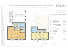 3 pokoje, mieszkanie 72,88 m², parter, oferta nr C1, Łódzka, Kraków, Swoszowice, Kliny, ul. Łódzka