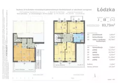 5 pokoi, mieszkanie 83,73 m², piętro 1, oferta nr J2, Łódzka, Kraków, Swoszowice, Kliny, ul. Łódzka