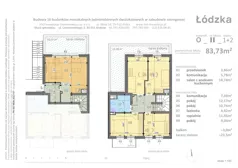 5 pokoi, mieszkanie 83,73 m², piętro 1, oferta nr O2, Łódzka, Kraków, Swoszowice, Kliny, ul. Łódzka