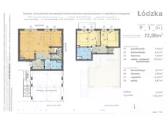3 pokoje, mieszkanie 72,88 m², parter, oferta nr P1, Łódzka, Kraków, Swoszowice, Kliny, ul. Łódzka
