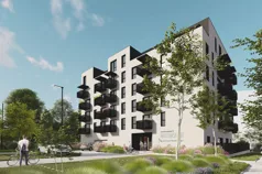 2 pokoje, mieszkanie 43,71 m², piętro 4, oferta nr 27, Apartamenty Mikusińskiego, Katowice, Wełnowiec-Józefowiec, ul. prof. Mikusińskiego / Józefowska