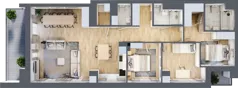 4 pokoje, mieszkanie 91,42 m², piętro 16, oferta nr C.16.129, Aura Towers w Bydgoszczy - mieszkania z widokiem na Brdę!, Bydgoszcz, Bartodzieje, ul. Fordońska 4