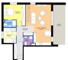 5 pokoi, mieszkanie 74,95 m², piętro 5, oferta nr A.4.13, Helenów Park, Łódź, Bałuty, Bałuty-Doły, ul. Smugowa / Źródłowa