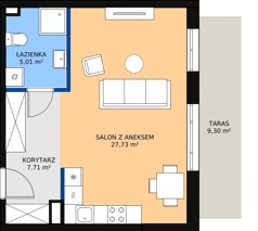 1 pokój, mieszkanie 40,57 m², piętro 4, oferta nr I.3.180, Helenów Park, Łódź, Bałuty, Bałuty-Doły, ul. Smugowa / Źródłowa