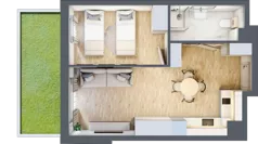 2 pokoje, apartament inwestycyjny 37,94 m², parter, oferta nr B/4, Apartamenty Bałtyk - komfortowe lokale nad morzem, Jastrzębia Góra, ul. Jantarowa 3