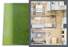 3 pokoje, mieszkanie 55,52 m², piętro 1, oferta nr 3, Nova Dworcowa Apartamenty, Mszczonów, ul. Dworcowa 40