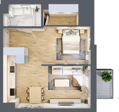 1 pokój, mieszkanie 46,98 m², piętro 5, oferta nr 28, Apartamenty Sobieskiego, Skierniewice,  ul. Jana III Sobieskiego 5A