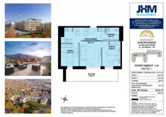 3 pokoje, mieszkanie 48,82 m², piętro 2, oferta nr 114, Apartamenty Zakopiańskie, Zakopane, ul. Szymony 17E
