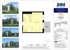 2 pokoje, mieszkanie 31,84 m², parter, oferta nr 43, Apartamenty Zakopiańskie, Zakopane, ul. Szymony 17E