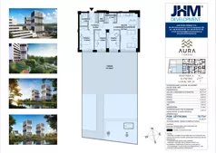 4 pokoje, mieszkanie 75,37 m², piętro 3, oferta nr A.3.34, Aura Towers w Bydgoszczy - mieszkania z widokiem na Brdę!, Bydgoszcz, Bartodzieje, ul. Fordońska 4