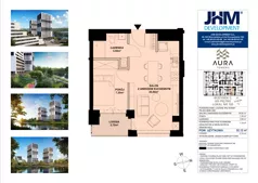 2 pokoje, mieszkanie 30,93 m², piętro 14, oferta nr C.13.105, Aura Towers w Bydgoszczy - mieszkania z widokiem na Brdę!, Bydgoszcz, Bartodzieje, ul. Fordońska 4