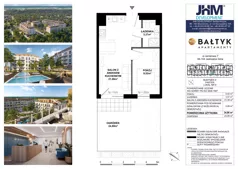 2 pokoje, apartament inwestycyjny 34,86 m², piętro 1, oferta nr D/9, Apartamenty Bałtyk - komfortowe lokale nad morzem, Jastrzębia Góra, ul. Jantarowa 3