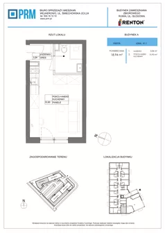 1 pokój, lokal inwestycyjny 18,94 m², parter, oferta nr A1.1, RENTON - kawalerki inwestycyjne , Rumia, Biała Rzeka, ul. Głogowa