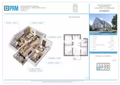 4 pokoje, mieszkanie 54,19 m², piętro 2, oferta nr M19, KONEKT, Wejherowo, ul. Sikorskiego 71