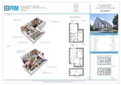 4 pokoje, mieszkanie 68,44 m², piętro 2, oferta nr M24, KONEKT, Wejherowo, ul. Sikorskiego 71
