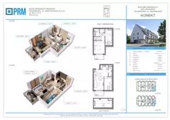 4 pokoje, mieszkanie 68,52 m², piętro 2, oferta nr M25, KONEKT, Wejherowo, ul. Sikorskiego 71