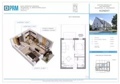 2 pokoje, mieszkanie 38,47 m², parter, oferta nr M3, KONEKT, Wejherowo, ul. Sikorskiego 71