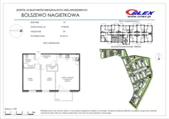 3 pokoje, mieszkanie 59,43 m², piętro 2, oferta nr 19/24, Nagietkowa, Bolszewo, ul. Nagietkowa