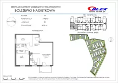 3 pokoje, mieszkanie 60,39 m², piętro 2, oferta nr 19/25, Nagietkowa, Bolszewo, ul. Nagietkowa