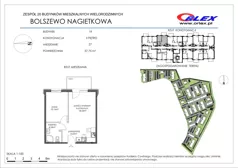 2 pokoje, mieszkanie 37,75 m², piętro 2, oferta nr  19/27, Nagietkowa, Bolszewo, ul. Nagietkowa