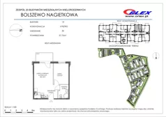 2 pokoje, mieszkanie 37,75 m², piętro 2, oferta nr 19/30, Nagietkowa, Bolszewo, ul. Nagietkowa