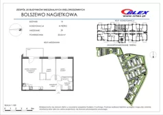 3 pokoje, mieszkanie 50,04 m², piętro 3, oferta nr  19/39, Nagietkowa, Bolszewo, ul. Nagietkowa