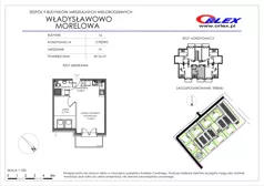 2 pokoje, mieszkanie 29,76 m², piętro 2, oferta nr Bud.16.M.14, Osiedle Władysławowo, Władysławowo, ul. Morelowa