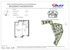 2 pokoje, mieszkanie 33,51 m², parter, oferta nr  3/2, Nagietkowa, Bolszewo, ul. Nagietkowa