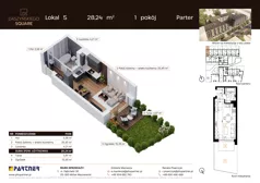 1 pokój, mieszkanie 25,01 m², piętro 4, oferta nr C62, Daszyńskiego Square etap II, Mińsk Mazowiecki, ul. Ignacego Daszyńskiego
