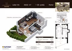 2 pokoje, mieszkanie 36,13 m², piętro 4, oferta nr C60, Daszyńskiego Square etap II, Mińsk Mazowiecki, ul. Ignacego Daszyńskiego